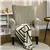 Beige Fabric Accent Chair