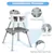 Toddler Table & Chair Set - Gray