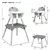 Toddler Table & Chair Set - Gray