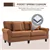 Warm Brown Pinewood Sofa