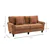 Warm Brown Pinewood Sofa