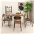 5 Pcs Dining Table Set- 4 chairs and a table