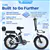 Gyrocopters iCaddy Foldable Electric Bike, UL 2849 approved