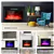 28.5 Inch Electric Fireplace Inserts with Remote Control