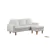 Urban Cali Hillsborough Sectional Sofa with Reversible Chaise in White