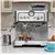 Kenmore Stainless Steel Espresso Machine with Grinder & Milk Frother