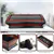 6-Slot Solid Wood Watch Box Organizer with Black Velvet Pillows