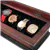 6-Slot Solid Wood Watch Box Organizer with Black Velvet Pillows