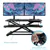 80cm Height Adjustable Desk Converter, Dual Monitor Workstation