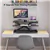 80cm Height Adjustable Desk Converter, Dual Monitor Workstation