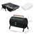 Portable Charcoal Grill with Folding Stand