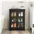 Black GlassGlow Display Cabinet