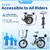 Gyrocopters iCaddy Foldable Electric Bike, UL 2849 approved