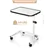 Adjustable Height Mobile Rolling Desk