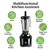 Ventray Countertop Blender and Dry Grind Jar Bundle