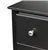 Sonoma 1-Drawer Tall Nightstand in Black