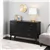 Milo Mid-Century 7 Drawer Dresser in Black