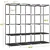 67-Inch-Portable Closet with 4Rods,8 Shelves,Cover,and 4 Pockets