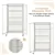 Rolling Closet Storage Organizer with Hanging Rods