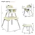 4-in-1  Convertible Baby Highchair Set