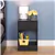 Modubox Astrid Tall 1-Drawer Nightstand in Black