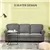 GreyStone Elegance 3-Seater Sofa