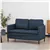 Bluestone Steel-Leg Loveseat