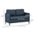 Bluestone Steel-Leg Loveseat