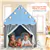 Kids Playhouse Tent with Star Lights and Mat