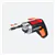 Worx XTD 4V LI Extended Reach Cordless Screwdriver - Black/Orange