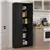 Adjustable Storage Cabinet - Black