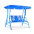 Kids Patio Swing Bench with Canopy