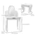 Mini Dressing Table -White