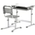 Adjustable Learning Table Set - Grey