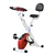 Foldable Exercise Bike: 8 Levels of Resistance, Adjustable Seat, Durab