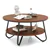 33.5 Inch Two Tier Round Coffee Table