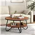 33.5 Inch Two Tier Round Coffee Table