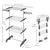 Drying Rack with Wings - Grey