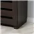 Slim Shoe Cabinet - Ample Storage for 15 Pairs - 5-Tier - Dark Brown