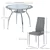 Modern & Elegant 5-Piece Round Table Dining Set