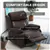 VivaLuxe Massage Recliner - Brown