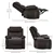 VivaLuxe Massage Recliner - Brown