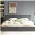 (Grey) King Velvet Storage Platform Bed Frame