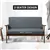 Stylish Dark Grey Loveseat Sofa