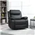 GlideEase Massage Recliner - Black