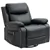 GlideEase Massage Recliner - Black