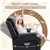 GlideEase Massage Recliner - Black