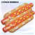 Wham-O Snowboogie Hot Dog Snow Tube 93 Inch - 2 Pack