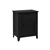 NIGHT STAND - 25'H / BLACK VENEER END TABLE