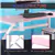 Gaming Desk with Headphone hook - Pink